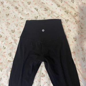 Black align leggings